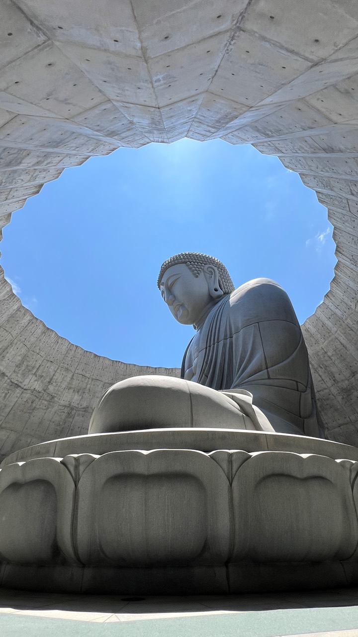 頭大仏殿圓形天井