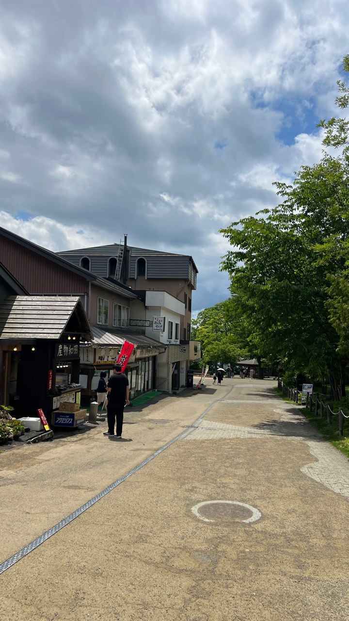 支笏湖溫泉街步道