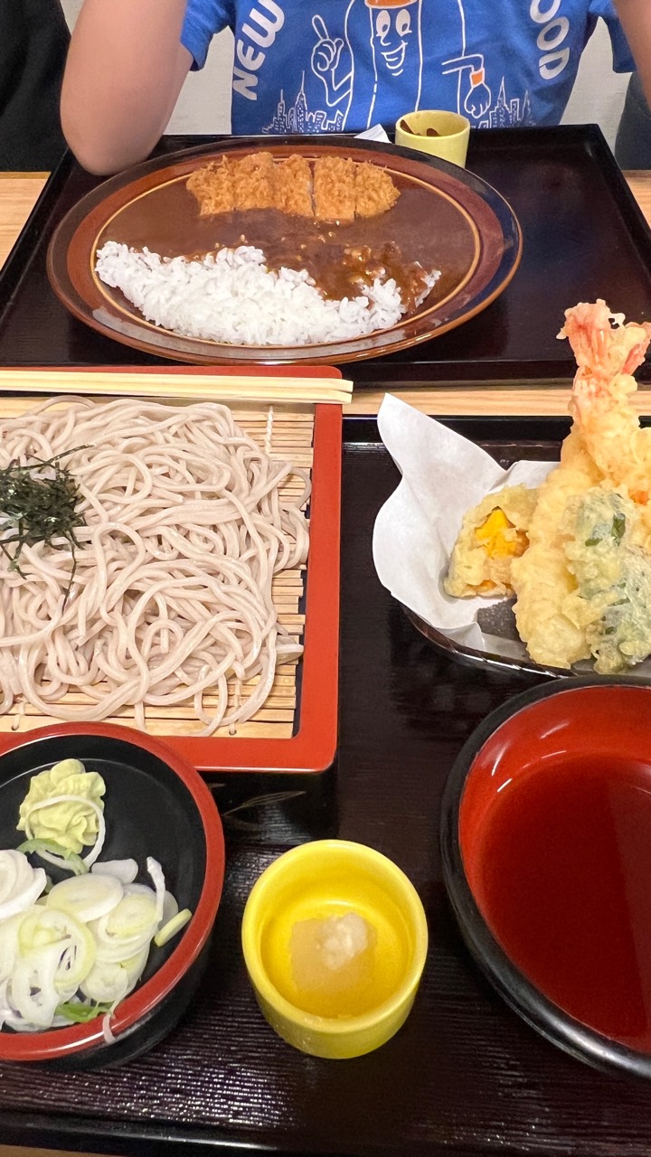 蕎麥天婦羅與咖哩實拍